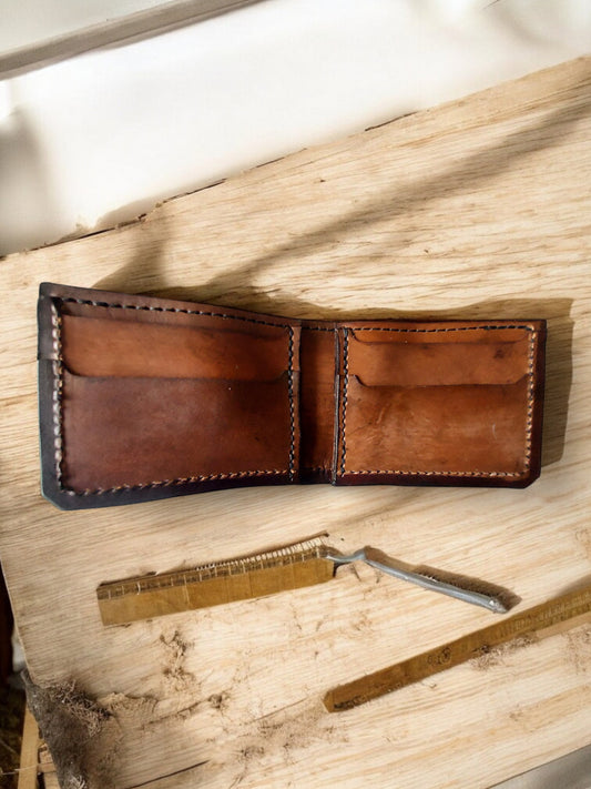 Eagle Bi-Fold Leather Wallet