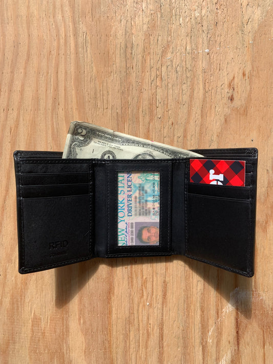 Heritage Classic Tri-Fold RFID Leather Wallet