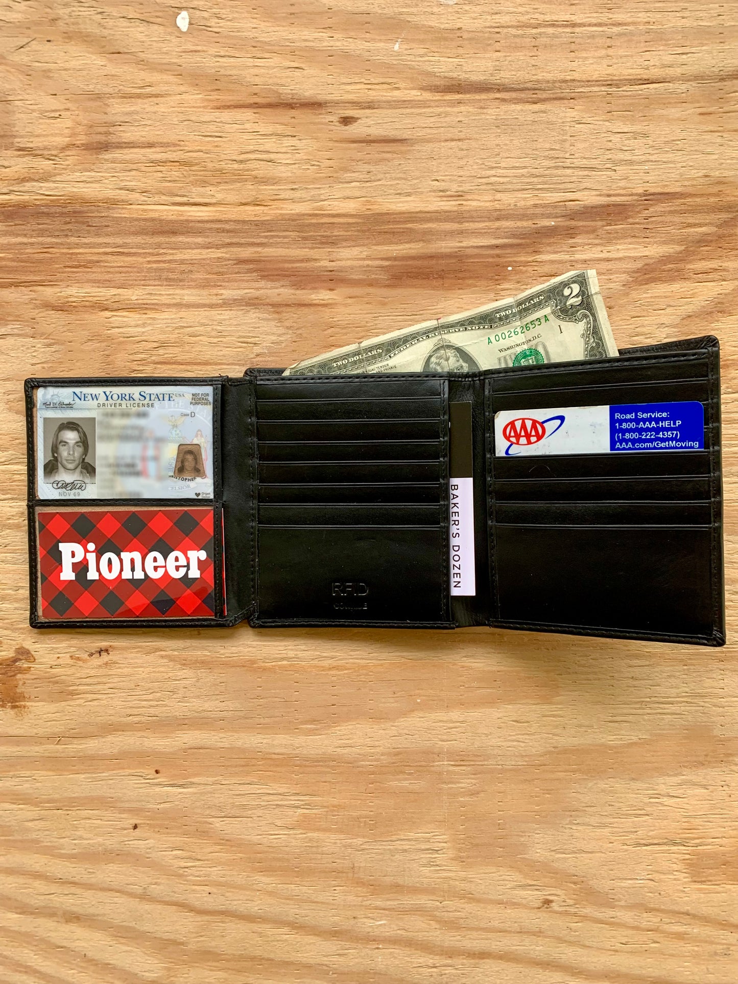 The Overachiever: XL Tri-Fold RFID Leather Wallet