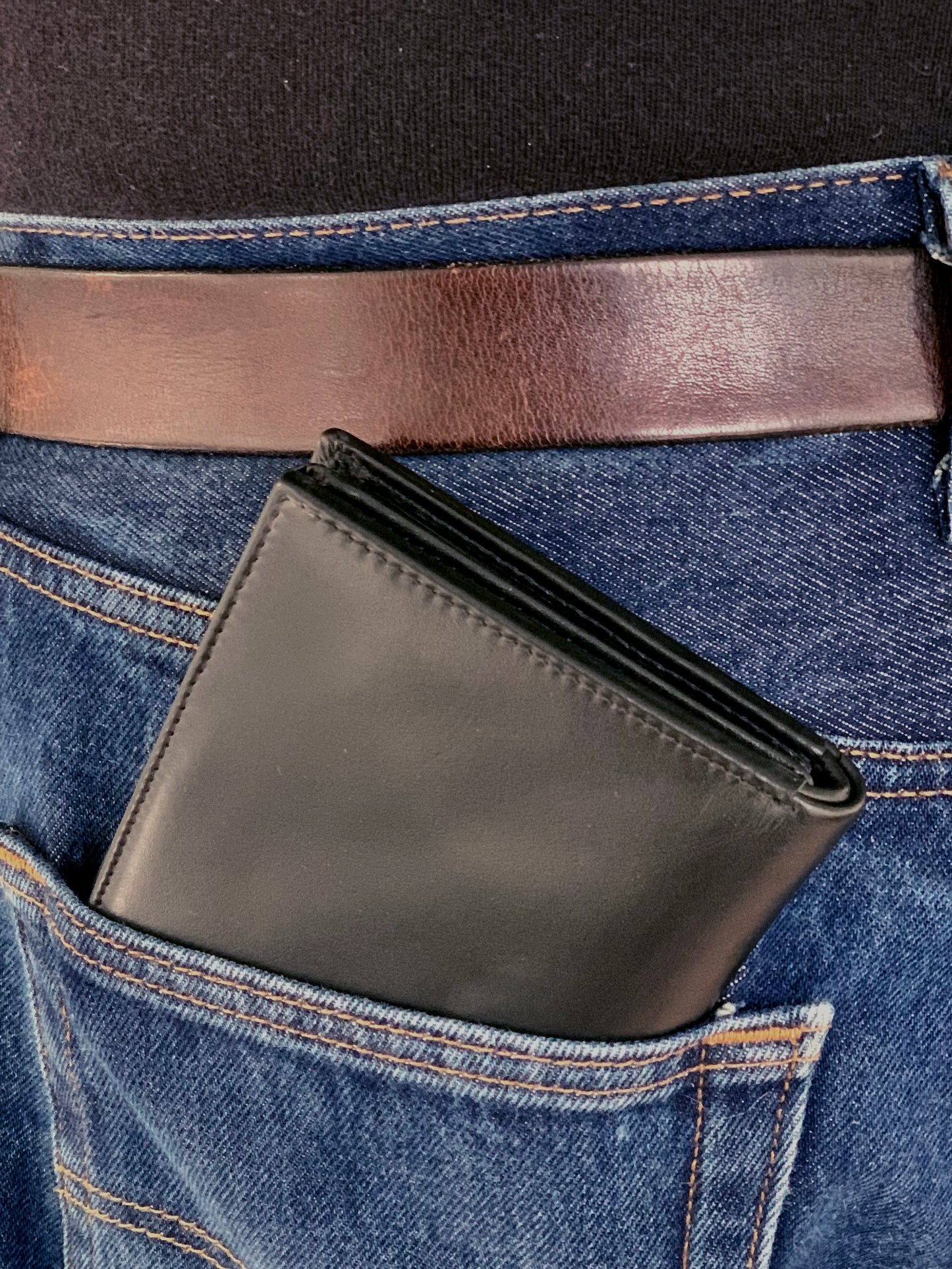 The Overachiever: XL Tri-Fold RFID Leather Wallet