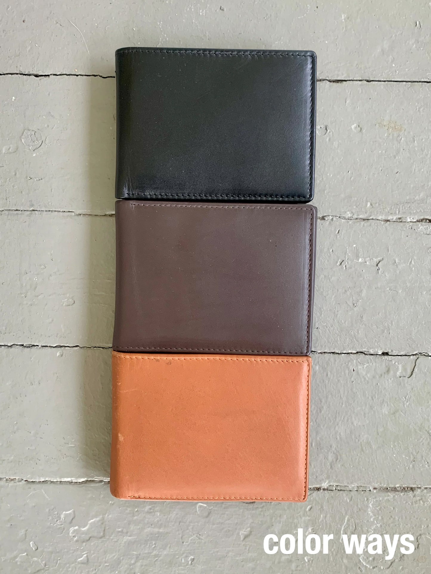 The Overachiever: XL Tri-Fold RFID Leather Wallet