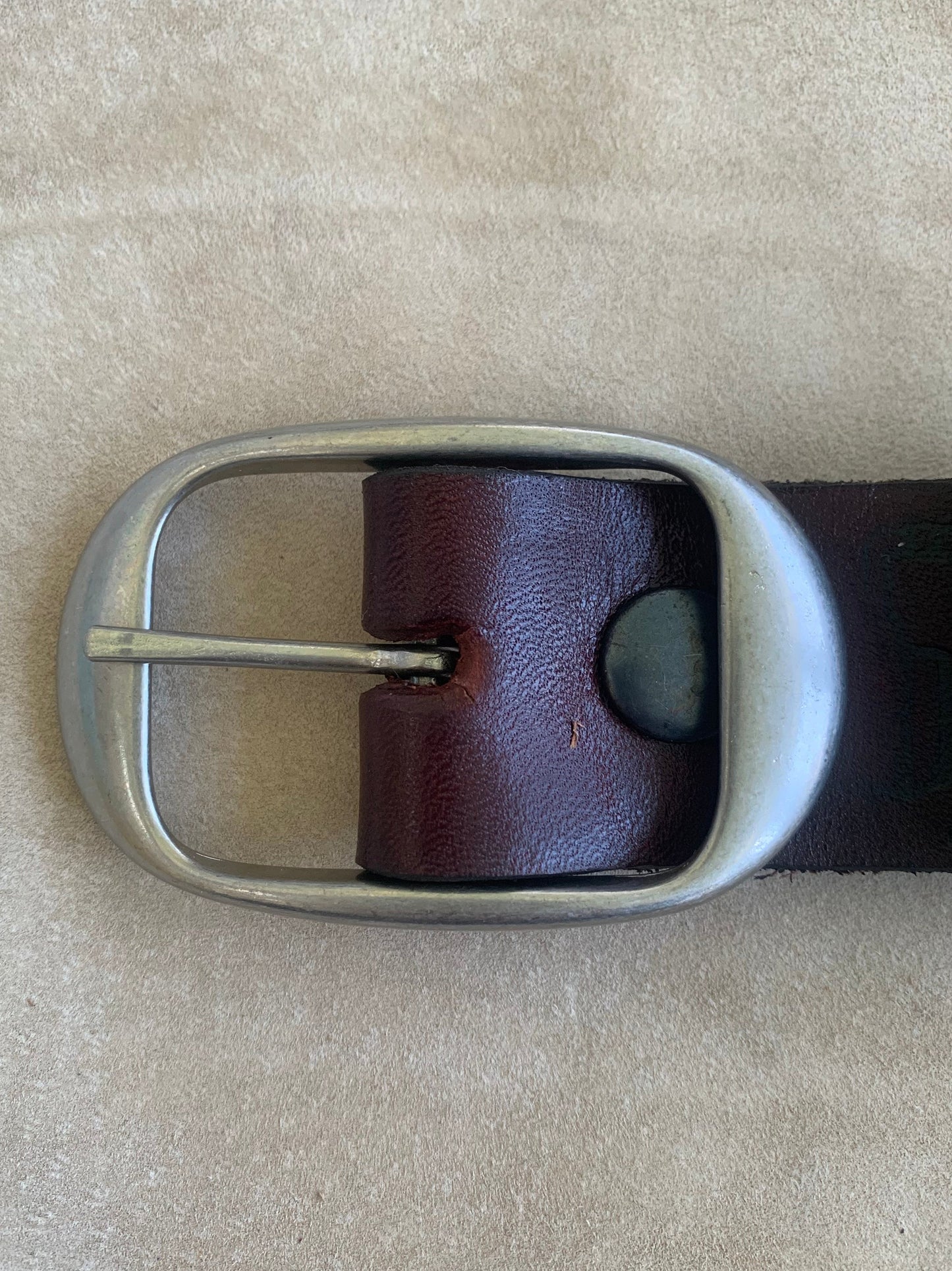 Personalized Classic Leather Name Belt