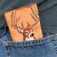 Forest Animal Tri-Fold Leather Wallet