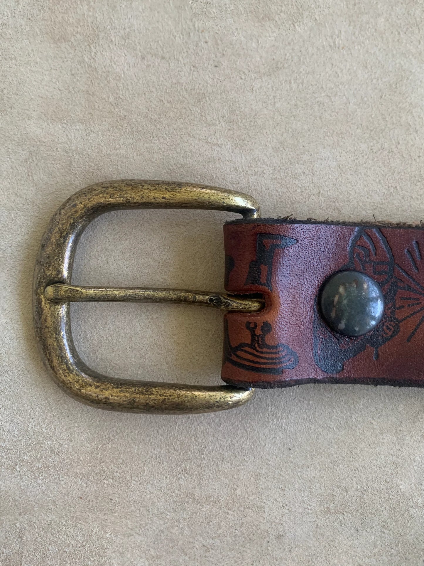 Leather Hearts Belt