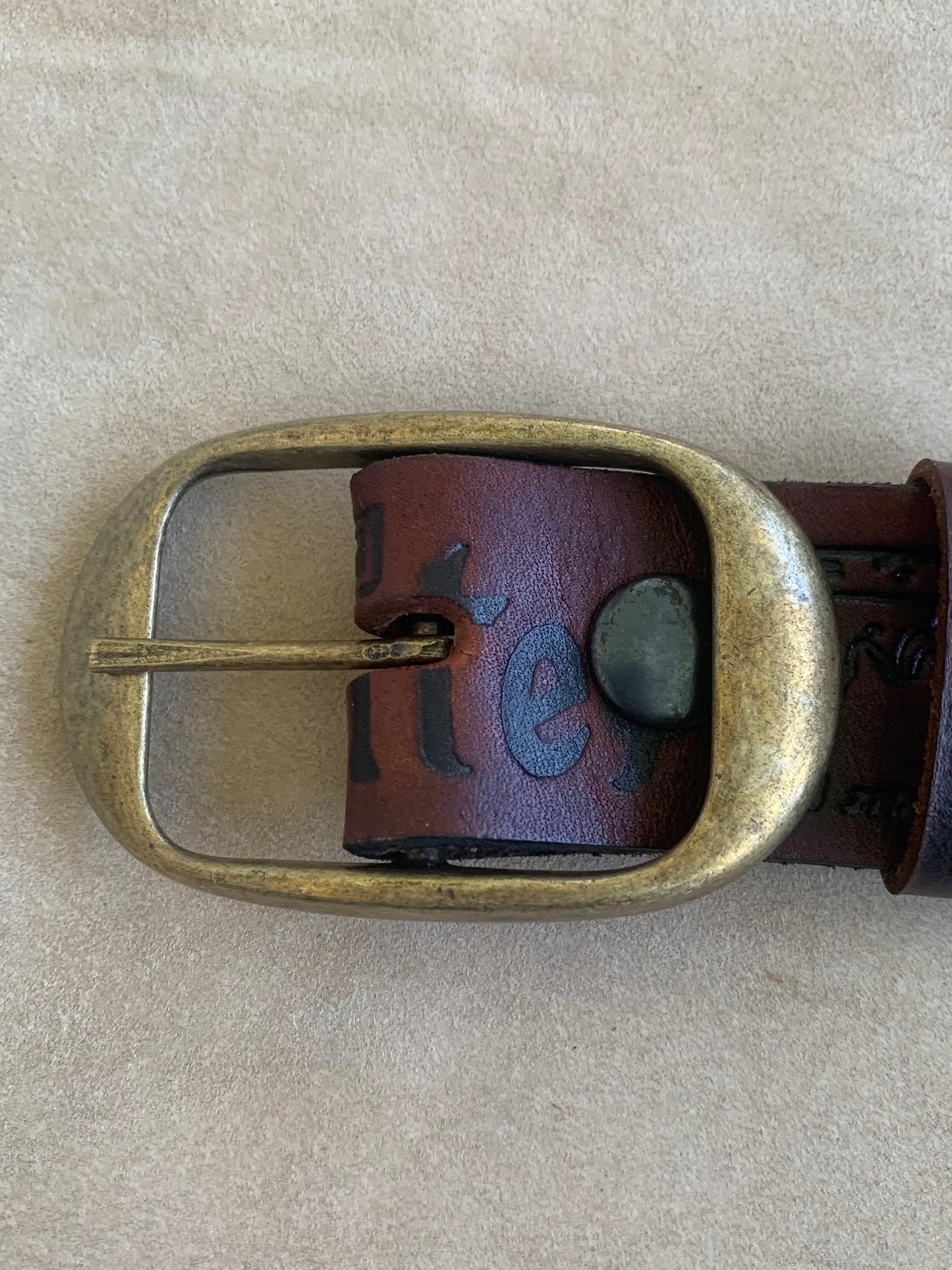 Leather Hearts Belt