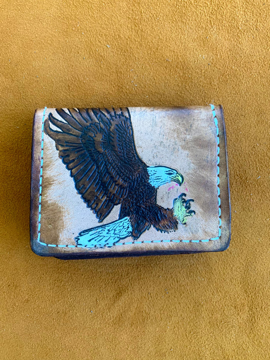 Animals of the Catskills L-Fold Leather Wallet