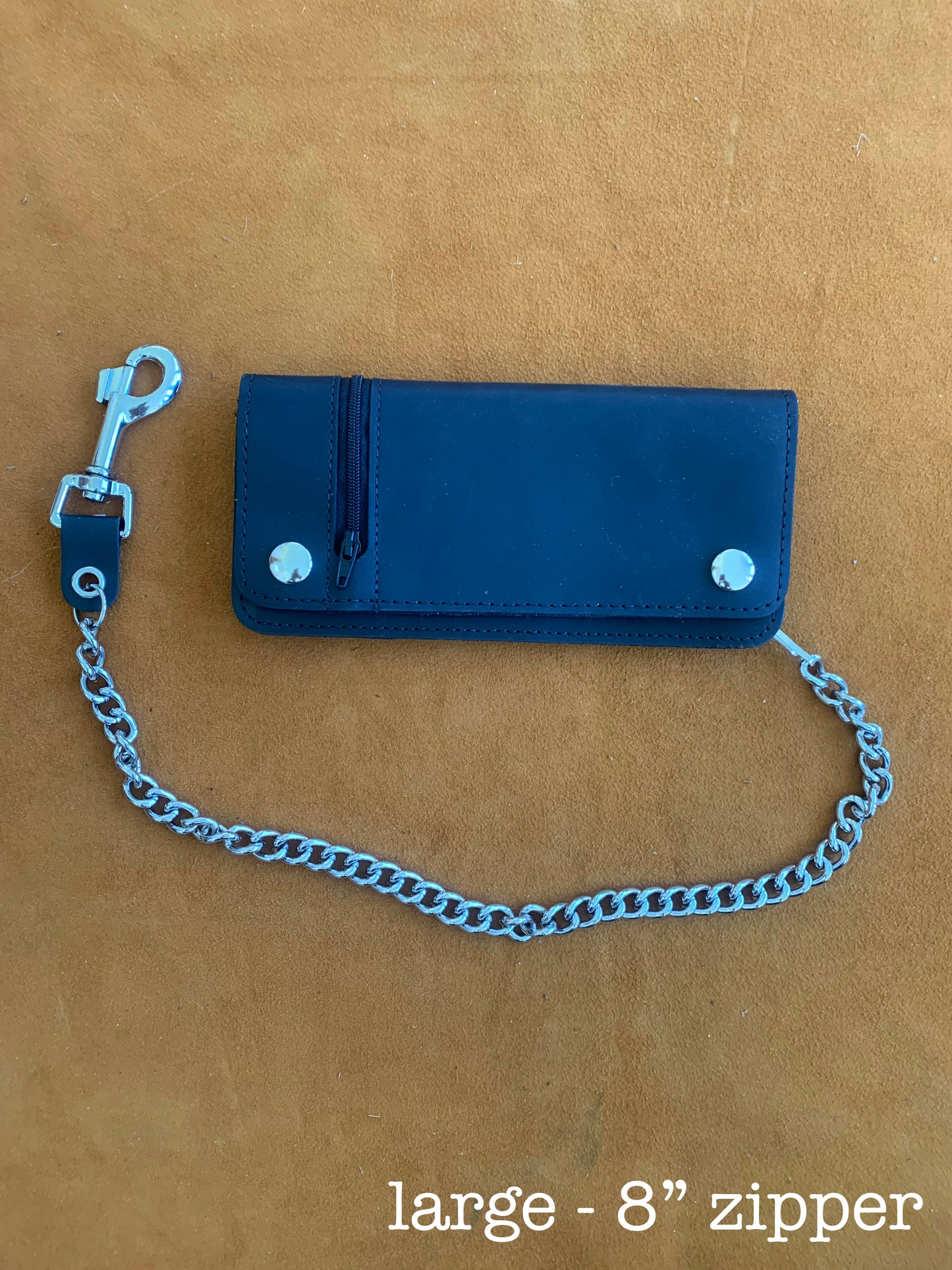 Leather Chain Wallet