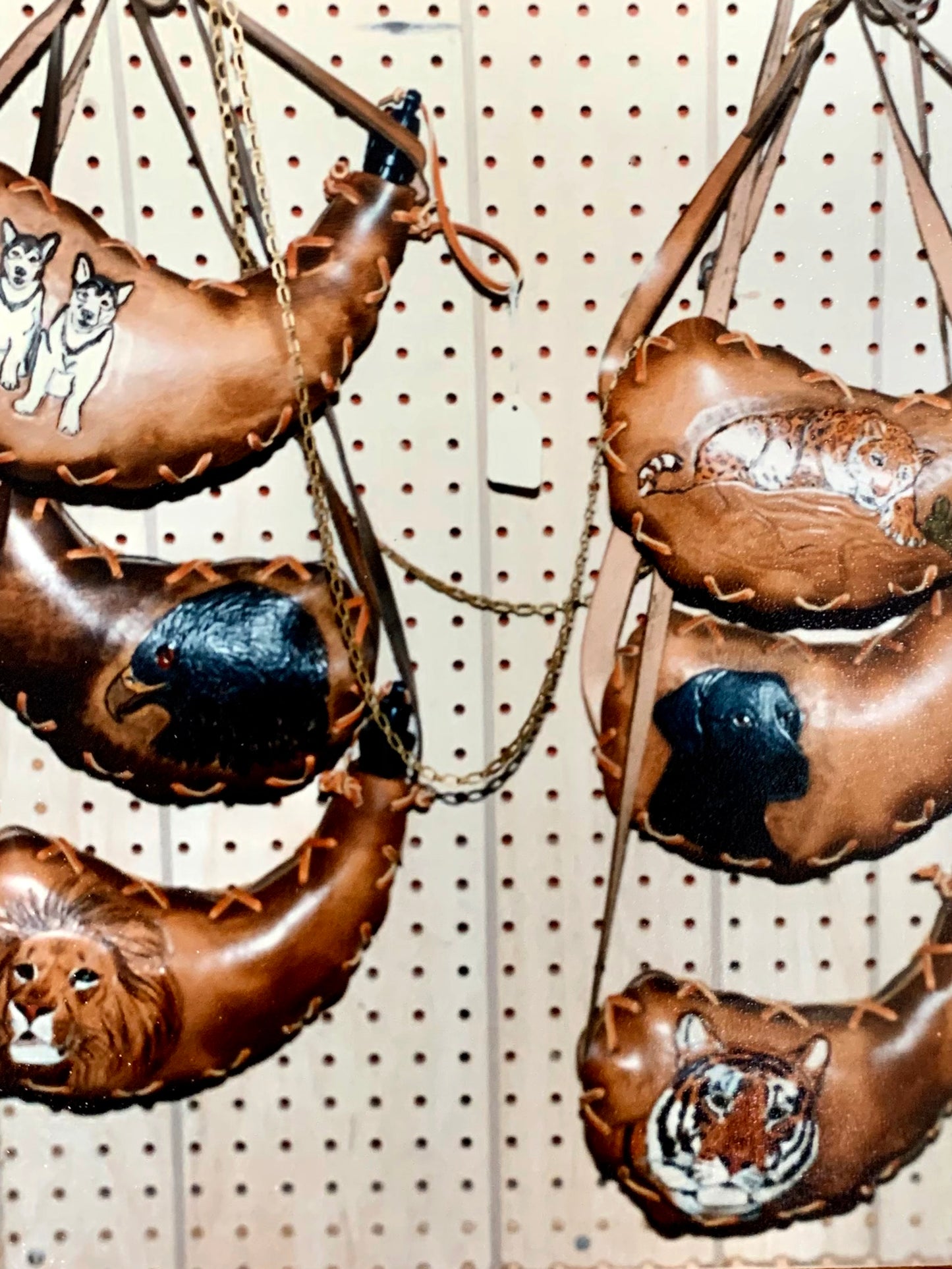 Custom Leather Wineskin Bota Bag