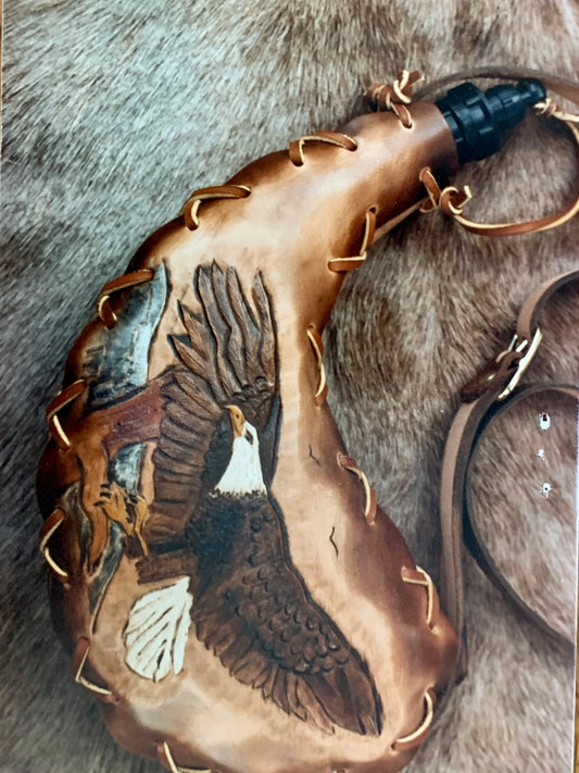 Custom Leather Wineskin Bota Bag