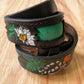 Bloom and Bling Cut-Out Leather Belt