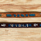 Personalized Fancy Cut-Out Leather Name Belt