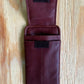 Flap-Top Leather Eyeglass Case