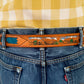 Personalized Fancy Cut-Out Leather Name Belt