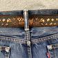 American Eagle Patterned Leather Belt