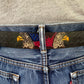 American Eagle Patterned Leather Belt