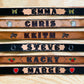 Personalized Classic Leather Name Belt