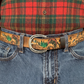 Animals of the Wild Patterned Leather Belt