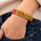 Personalized Leather Name Bracelet