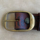 American Eagle Patterned Leather Belt