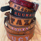 Personalized Leather Dog Collar