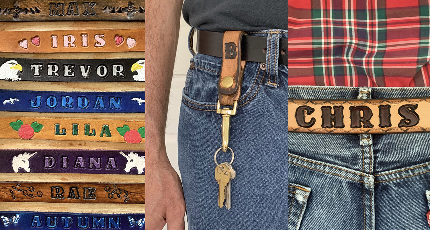 Personalised Leather Key Case By Man & Bear