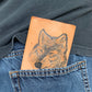 Forest Animal Tri-Fold Leather Wallet