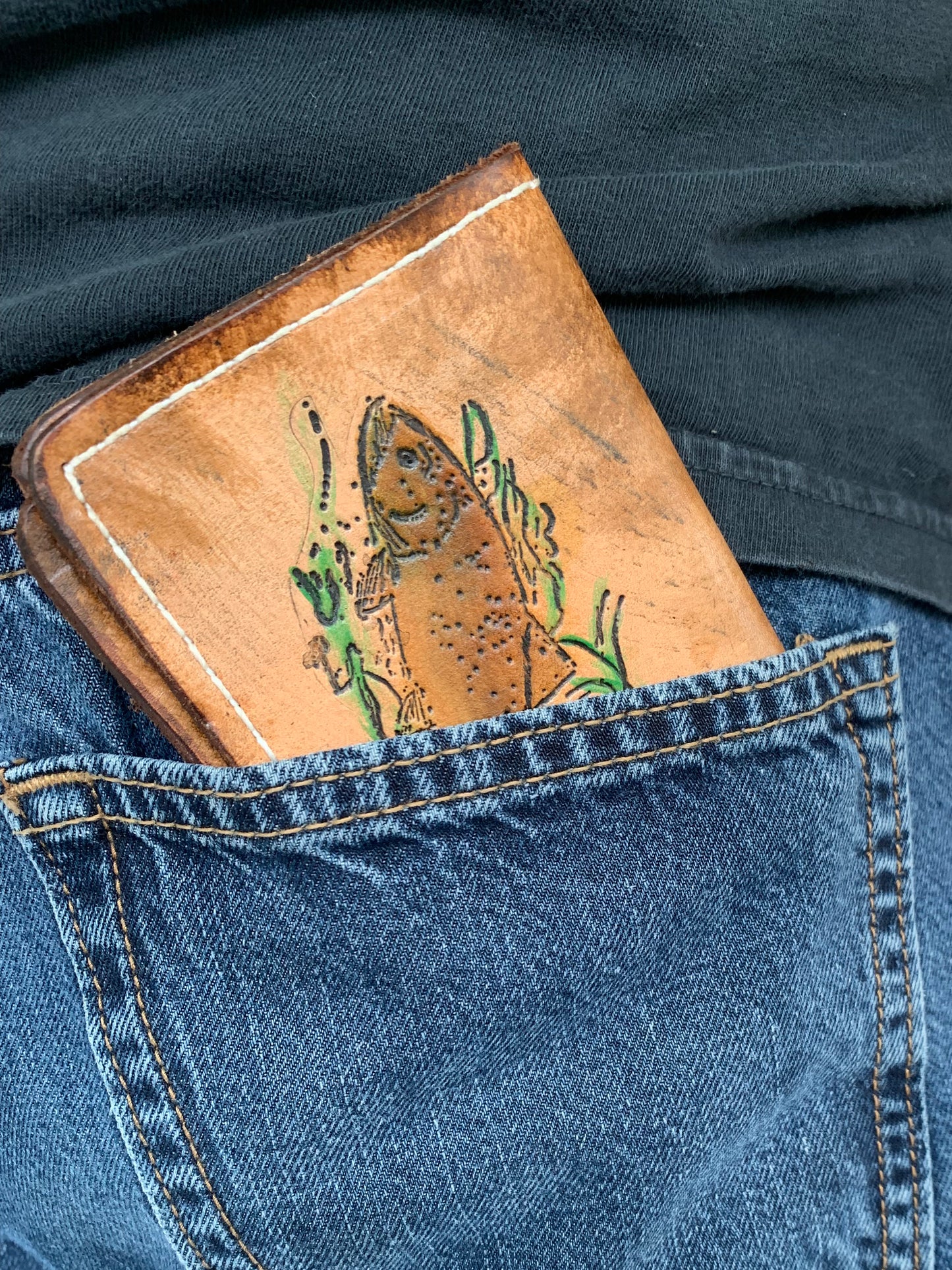 Animals of the Catskills L-Fold Leather Wallet