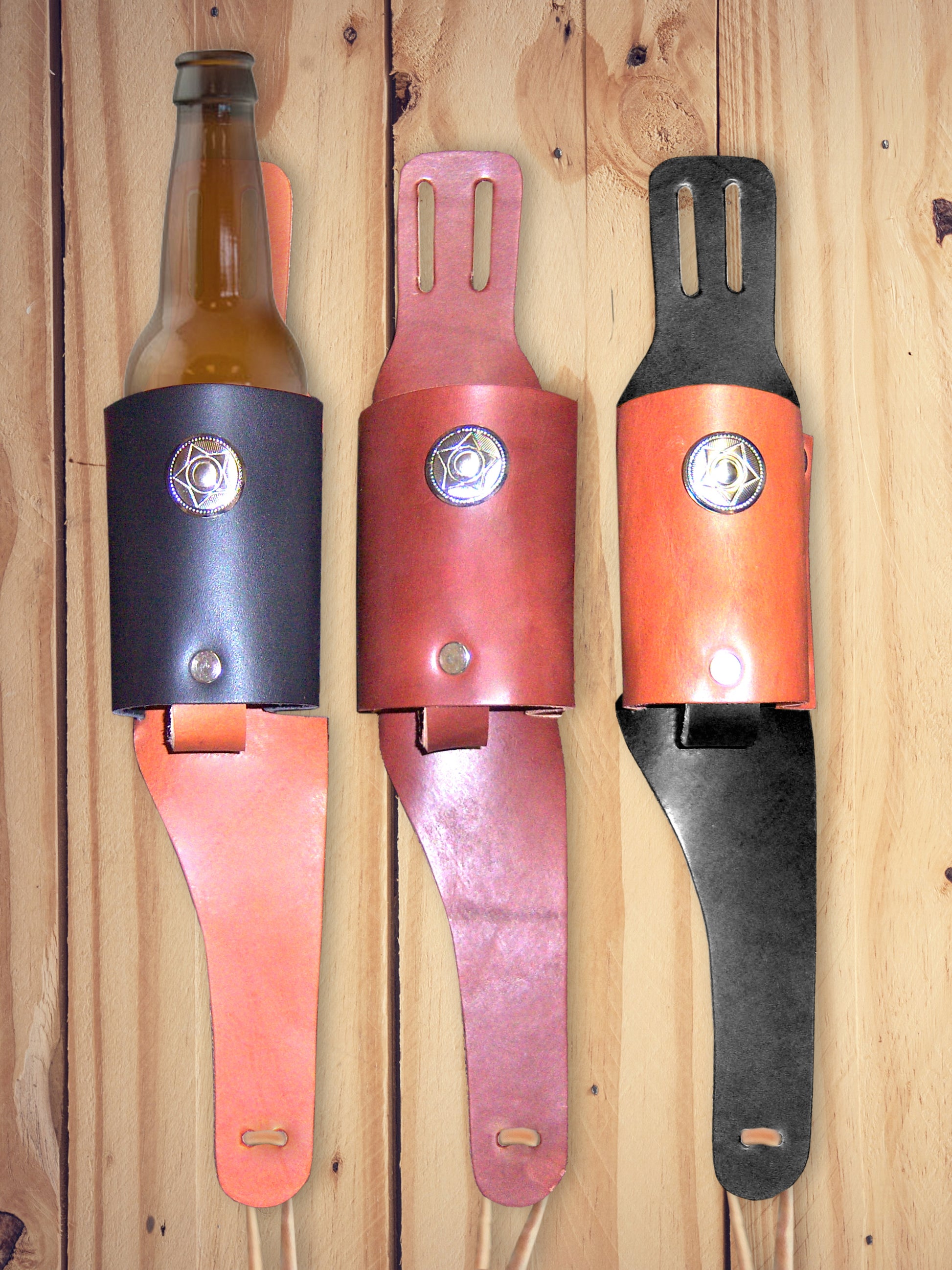 Leather Drink Holster - Main Image