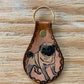 Dog Lovers Leather Keychain
