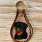 Dog Lovers Leather Keychain
