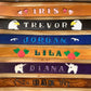 Personalized Leather Name Bracelet