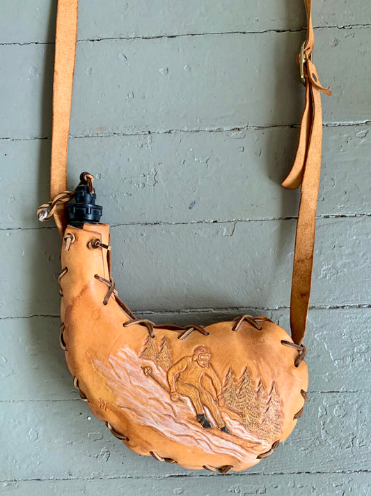 Custom Leather Wineskin Bota Bag