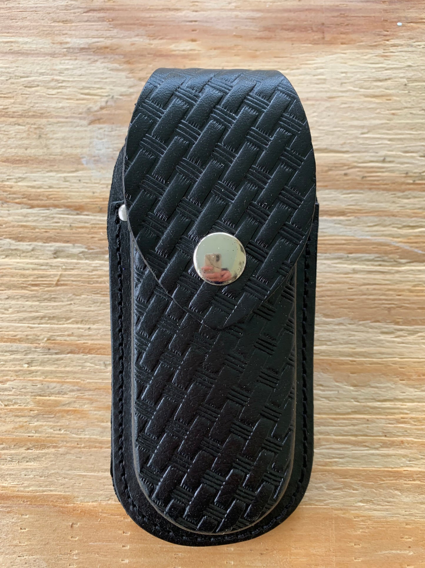 Patterned Leather Knife Holder