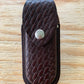 Patterned Leather Knife Holder