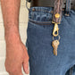 Patterened Leather Keystrap