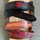 Leather Roses Belt