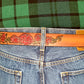 Leather Roses Belt